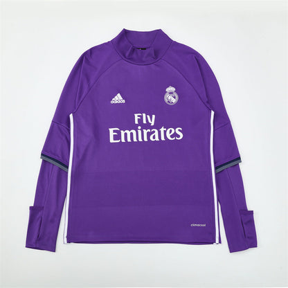 Retro Real Madrid Training Tracksuits 2016-17 Football Kit Soccer Jersey