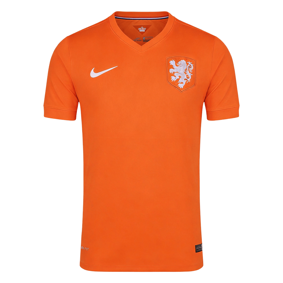 Retro 2014 Mens Netherlands World Cup Home Jersey