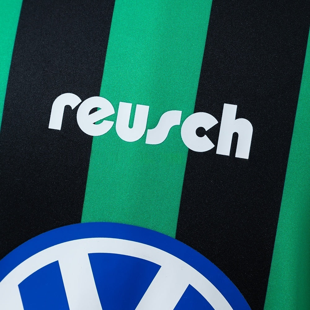 Wolfsburg Away Jersey 1995-1996 Retro Long Sleeves Football Kit Soccer Shirt