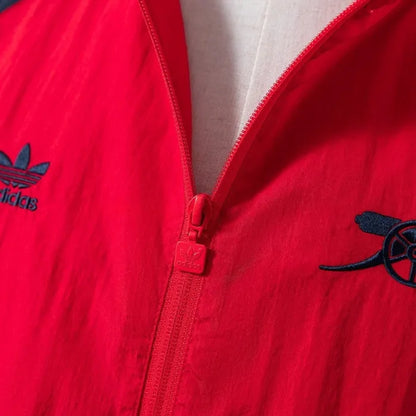 Arsenal Windbreaker 2025/26 Red Football Kit