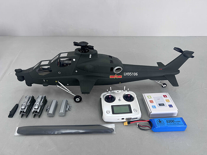 ROBAN CAIC Z-10 470 Scale RC Helicopter 4-Blade GPS X2 Flight Control LED Lighting PNP/RTF