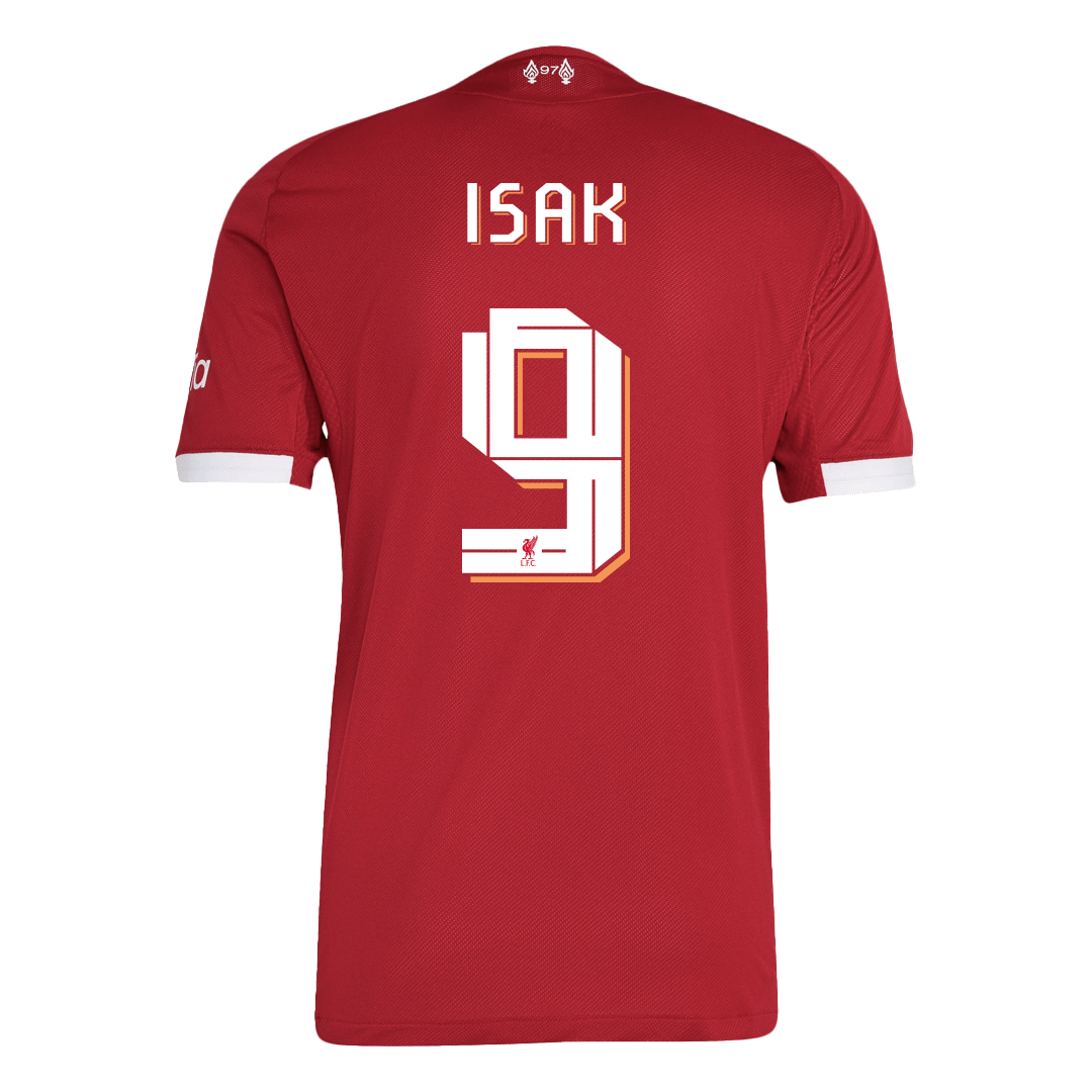 ISAK #9 Mens Liverpool Home Jersey 2025/26 UCL - Player Version (Slim Fit)