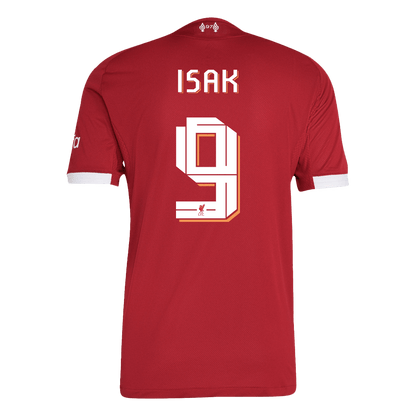ISAK #9 Mens Liverpool Home Jersey 2025/26 UCL - Player Version (Slim Fit)