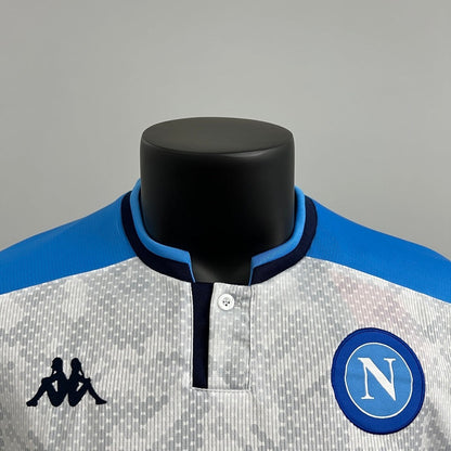Retro Napoli Jersey 2019-20 White Football Kit Soccer Jersey