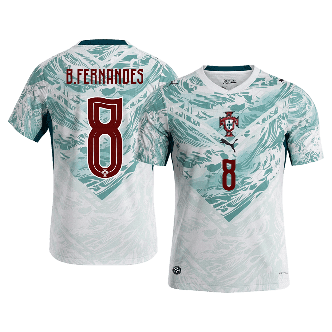 B.FERNANDES #8 Mens Portugal World Cup Away Jersey 2026