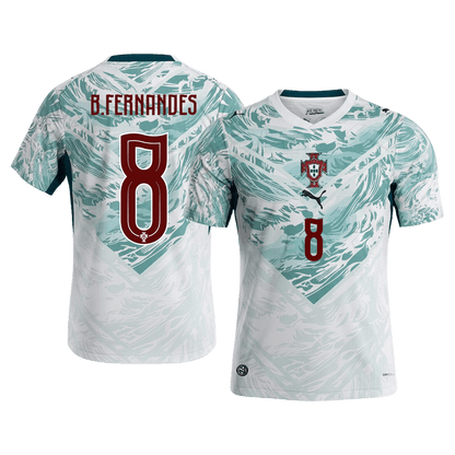 B.FERNANDES #8 Mens Portugal World Cup Away Jersey 2026