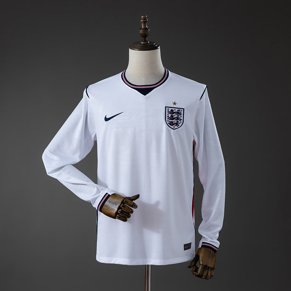 England Home Jersey 2026 World Cup Long Sleeves Football Kit Soccer Shirt