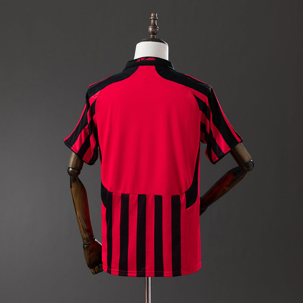 AC Milan Jersey 2007-08 Home Retro Football Kit