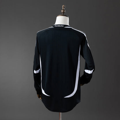 Real Madrid Jersey 2006/07 Third Retro Football Kit Long Sleeves