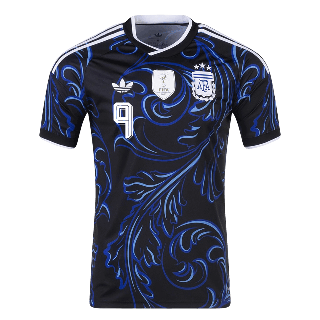 J. ÁLVAREZ #9 Mens Argentina World Cup Away Jersey 2026