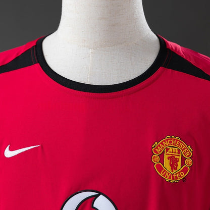 Manchester United Jersey 2002-04 Home Retro Football Kit