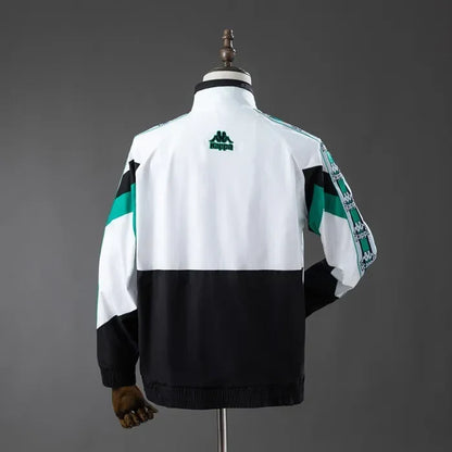 Real Betis Windbreaker 2025/26 Black White Football Kit