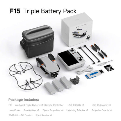 4DRC F15 8K Drone with 3-Axis Gimbal & GPS