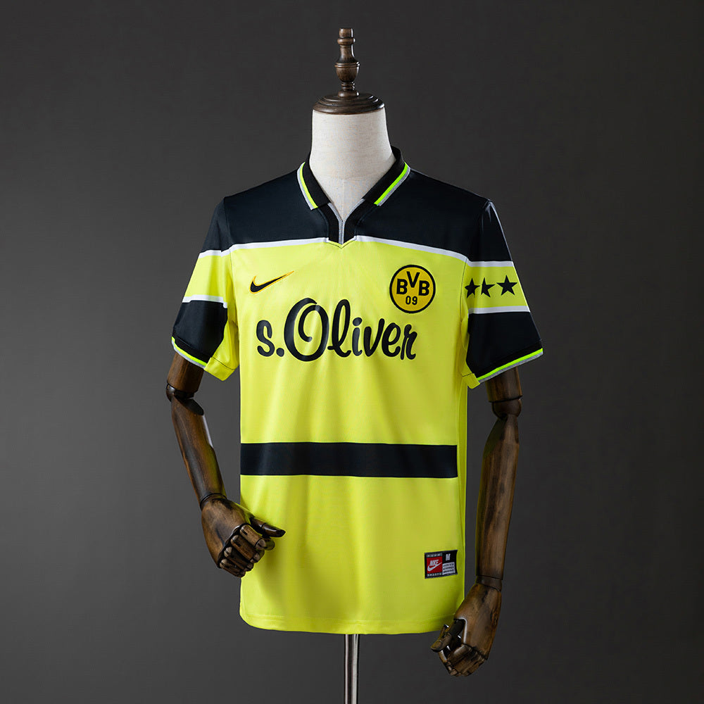 Dortmund Jersey 1997-98 Home Retro Kit