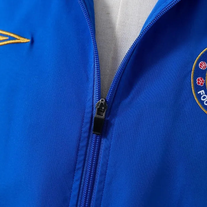 Chelsea Windbreaker 2005-06 Blue Football Kit Soccer Jersey