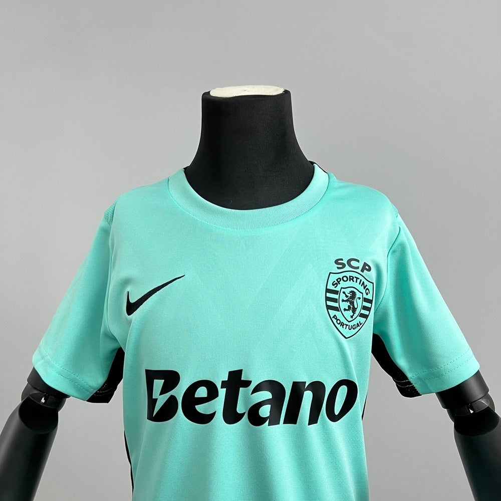 Kids Sporting CP Jersey 25/26 Third Football Kit Soccer Jersey