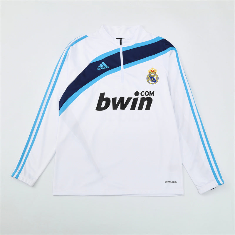 Retro Real Madrid Training Tracksuits 2009-10 Football Kit Soccer Jersey