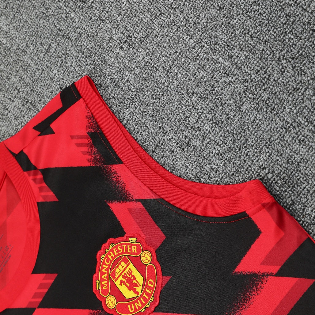 Manchester United Vest Set Training Tracksuits 25/26 Football Kit Soccer Jersey