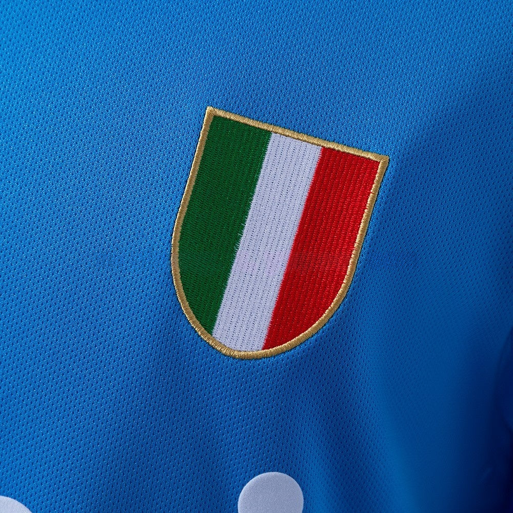 Napoli Jersey 1987-88 Home Retro Football Kit Long Sleeves