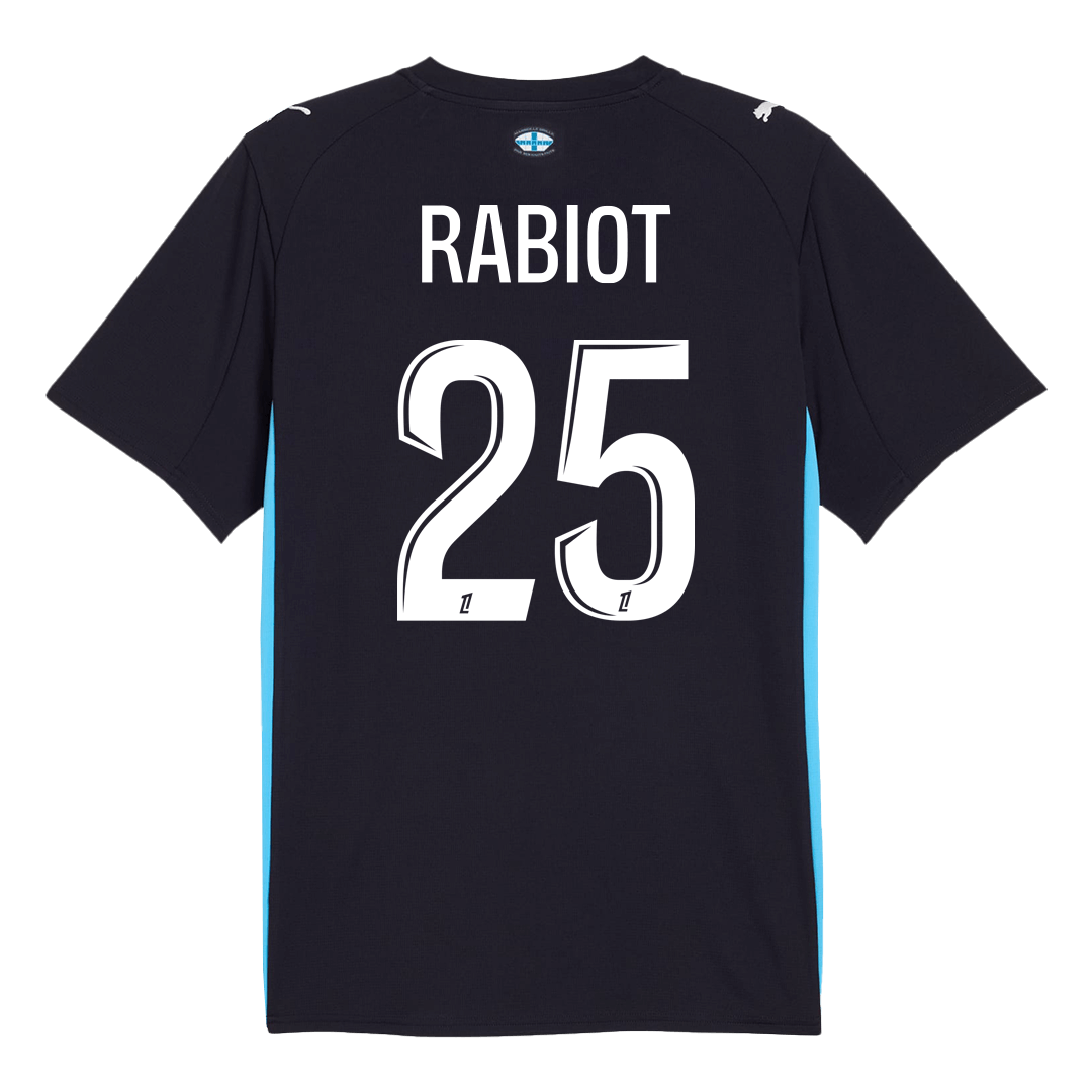 RABIOT #25 Mens Marseille Away Jersey 2025/26