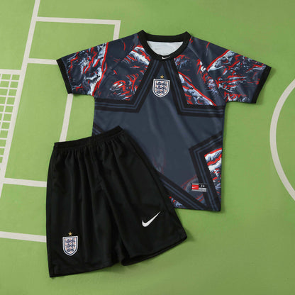 Kids England Goalkeeper Jersey 2026 World Cup Football Kit Soccer Shirt