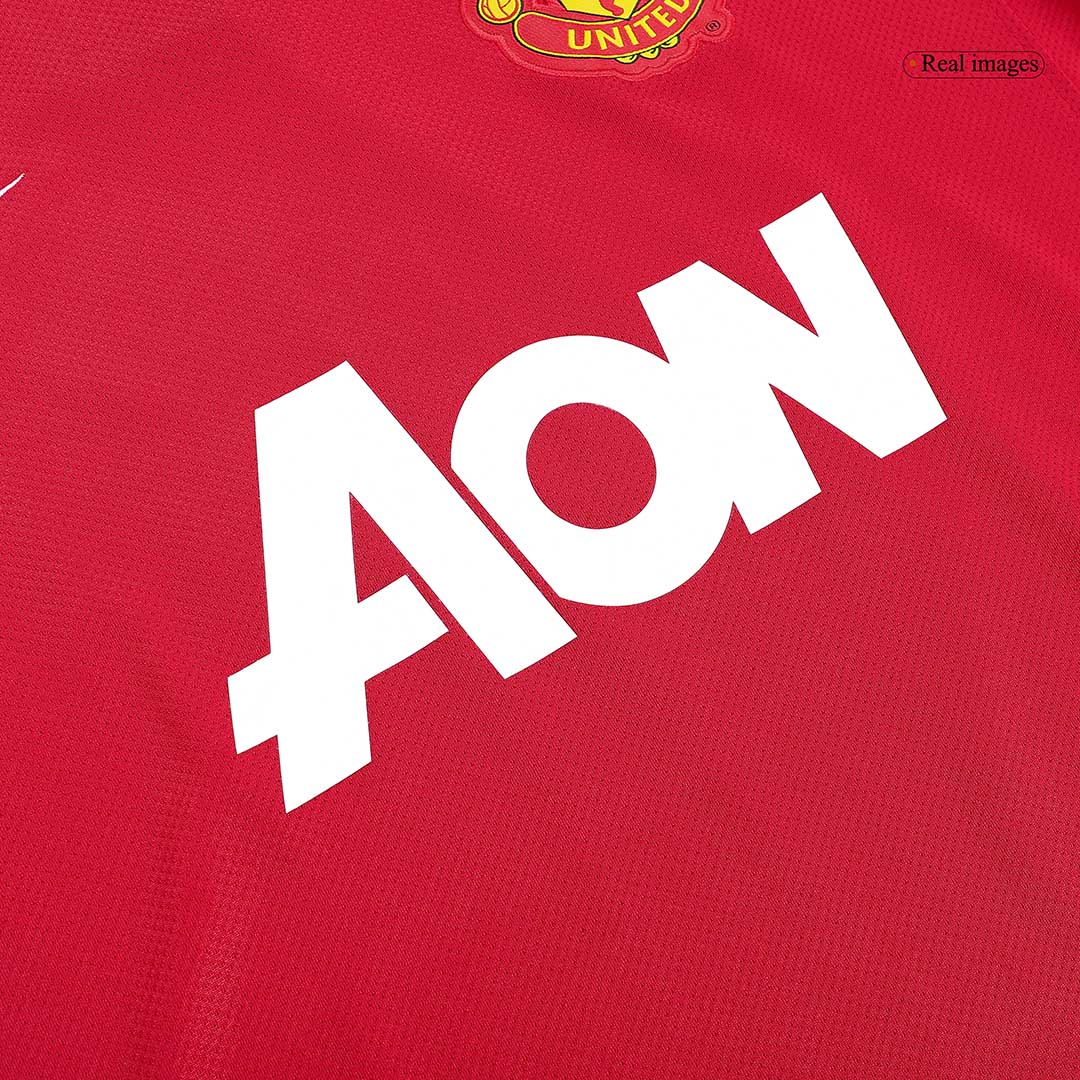 Retro 2011/12 Mens Manchester United Home Jersey