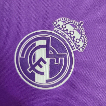 Retro Real Madrid Away Kit 16/17 Long Sleeves Football Jersey