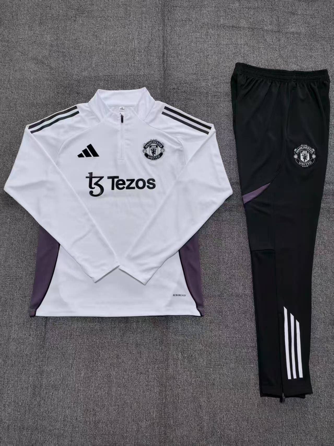 Kids Manchester United Training Tracksuits 25/26 Football Kit Soccer Jersey