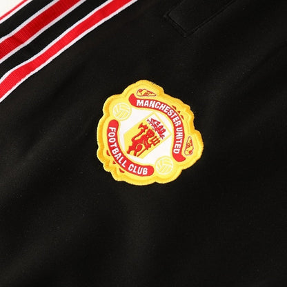 Manchester United 2025/26 Red&Black Training Tracksuit Kit (Top+Pants)