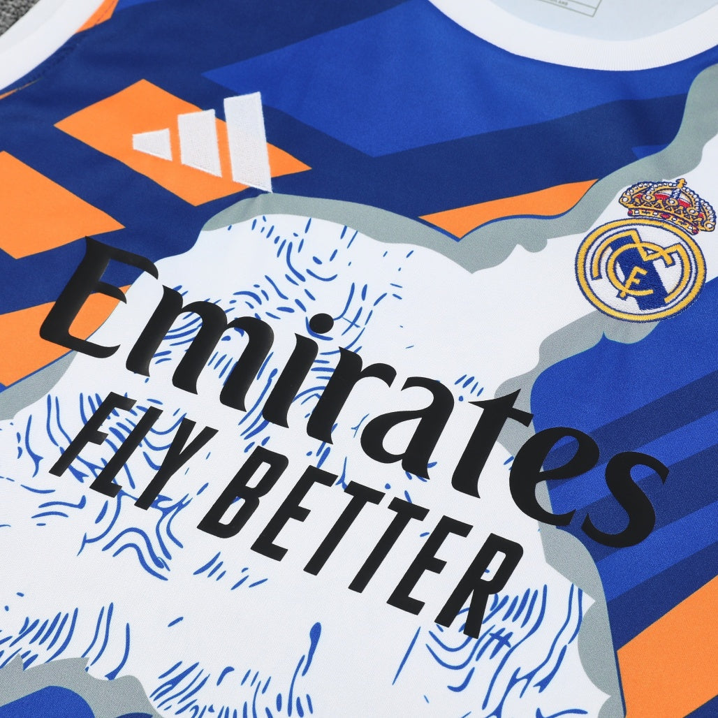 Real Madrid Vest Set Training Tracksuits 25/26 Football Kit Soccer Jersey