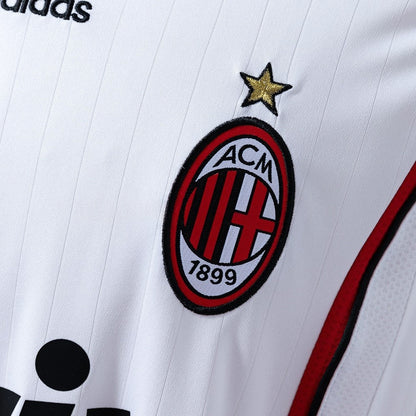AC Milan Jersey 2006/07 Away Retro Football Kit Long Sleeves