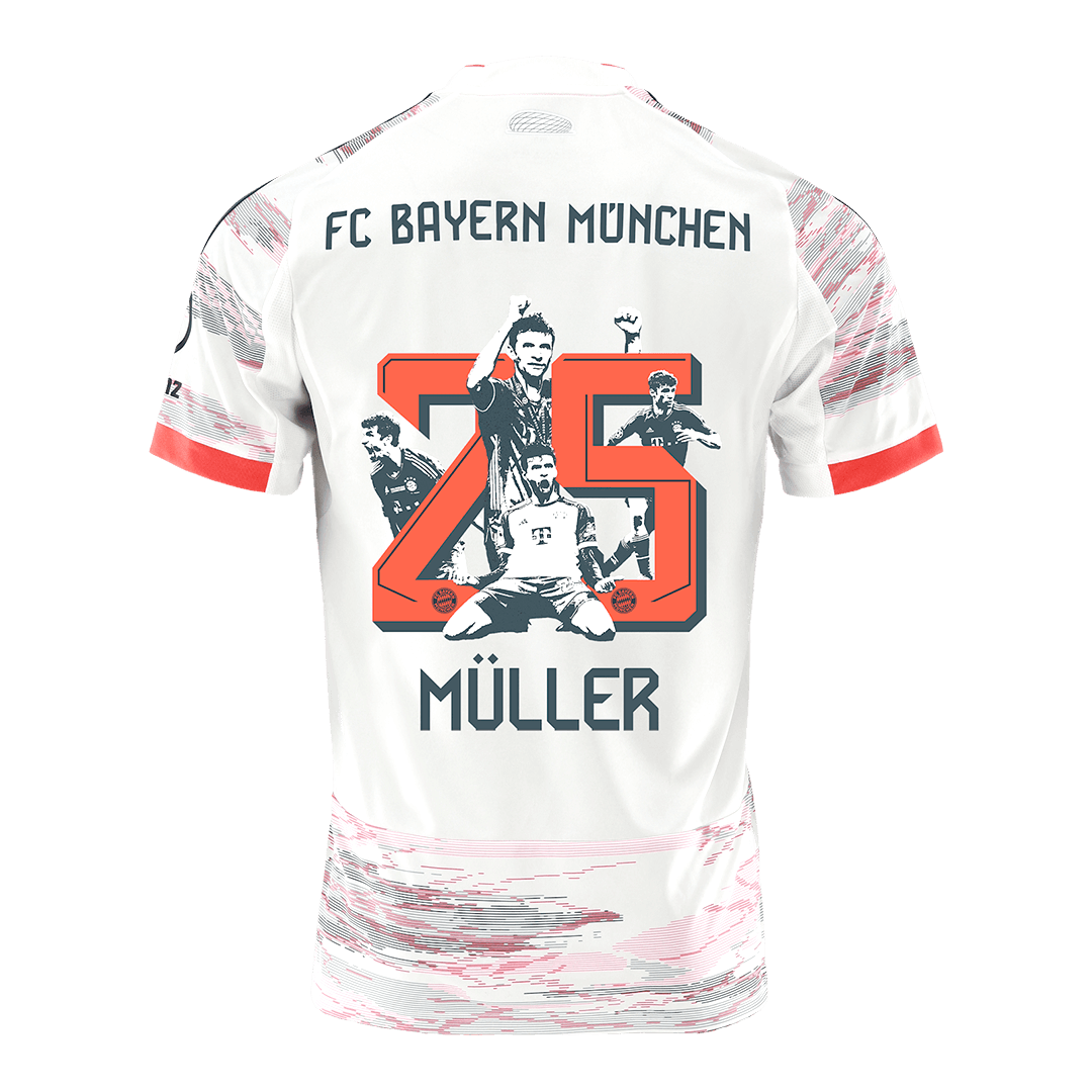 MÜLLER Special #25 Mens Bayern Munich Away Jersey 2025/26