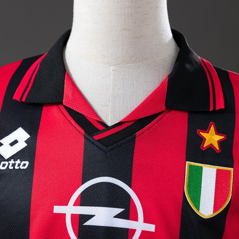 AC Milan Jersey 1996-97 Home Retro Football Kit