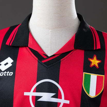AC Milan Jersey 1996-97 Home Retro Football Kit