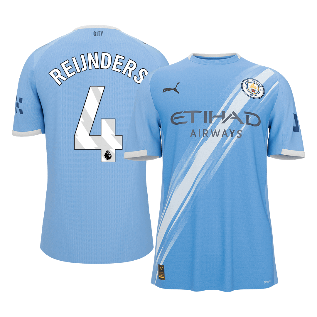REIJNDERS #4 Mens Manchester City Home Jersey 2025/26 [PREMIUM]