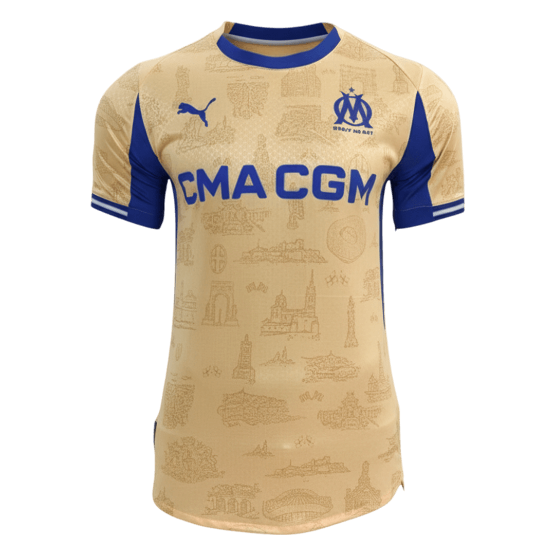 Mens Marseille Fourth Jersey 2025/26 - Player Version (Slim Fit)