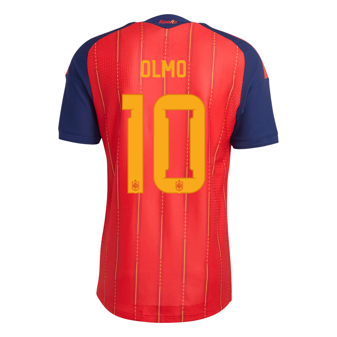 OLMO #10 Mens Spain World Cup Home Jersey 2026 - Player Version (Slim Fit)
