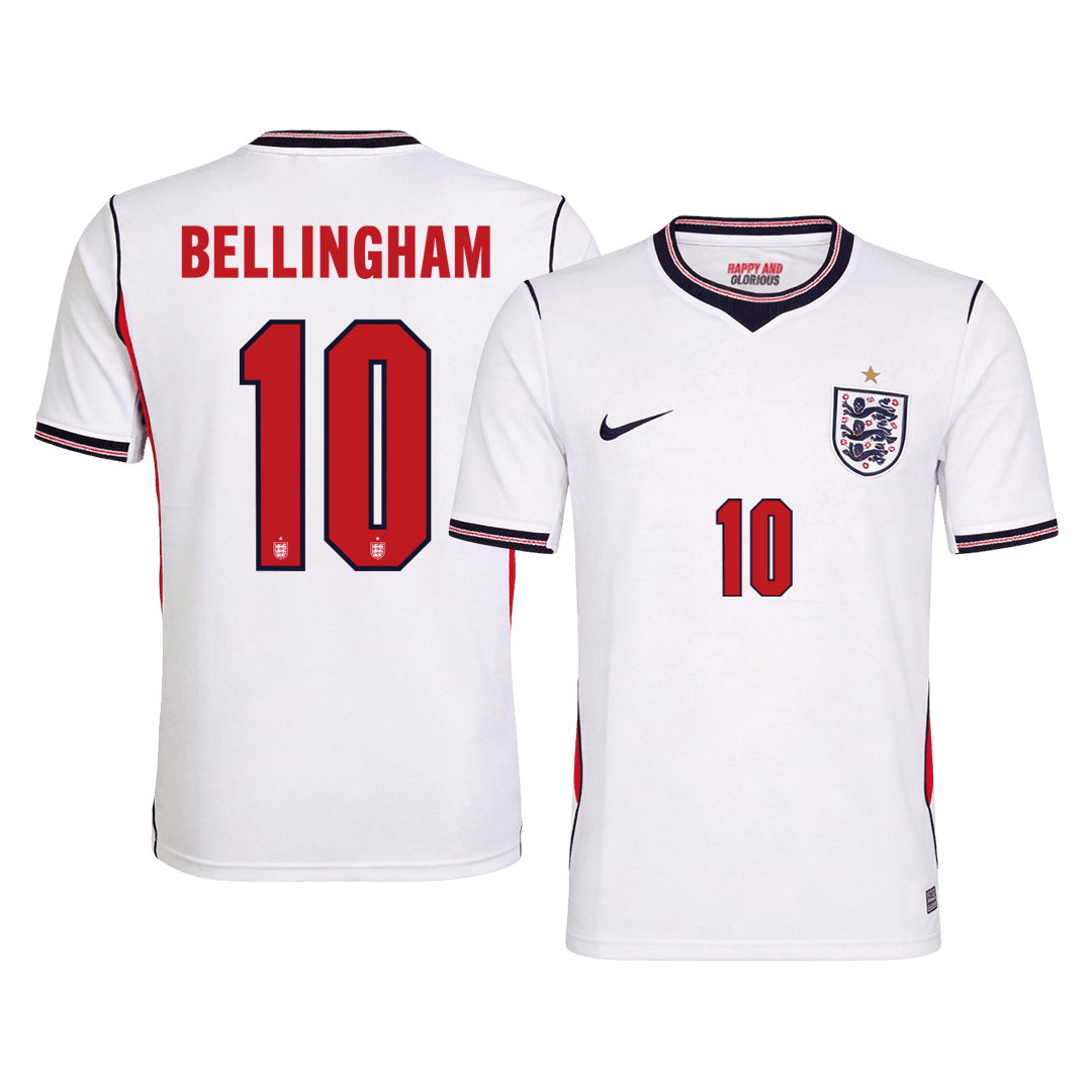 BELLINGHAM #10 Mens England World Cup Home Jersey 2026