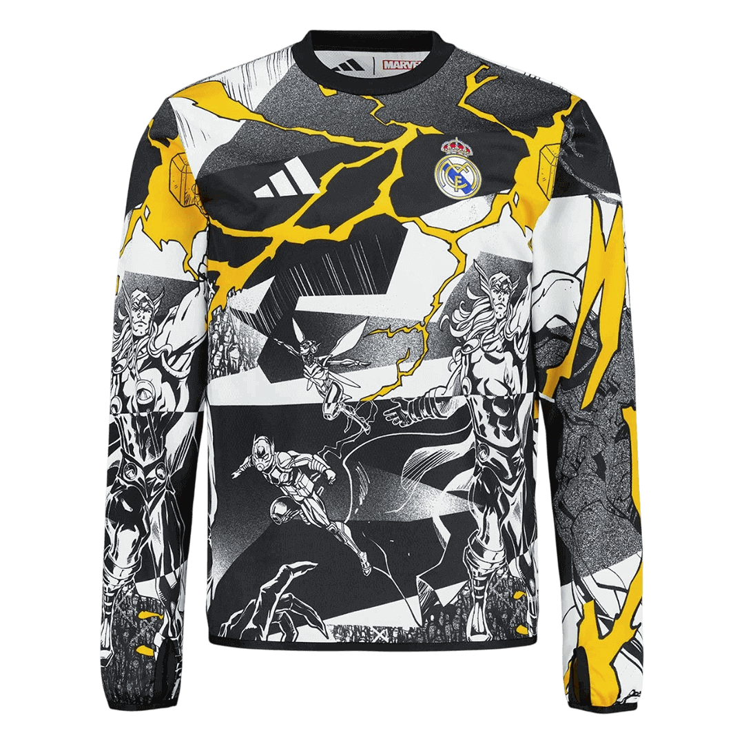 Mens Real Madrid Long Sleeve Jersey 2025/26