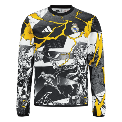 Mens Real Madrid Long Sleeve Jersey 2025/26
