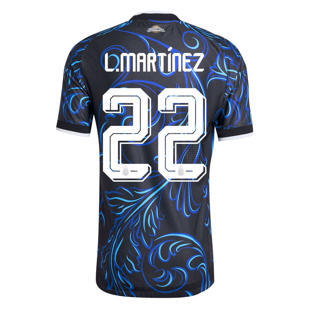 L. MARTÍNEZ #22 Mens Argentina World Cup Away Jersey 2026 - Player Version (Slim Fit)