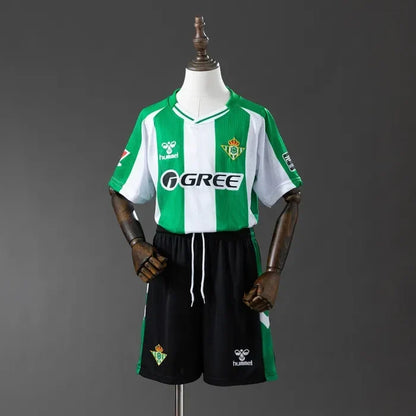 Kids Real Betis Jersey 25/26 Home Football Kit