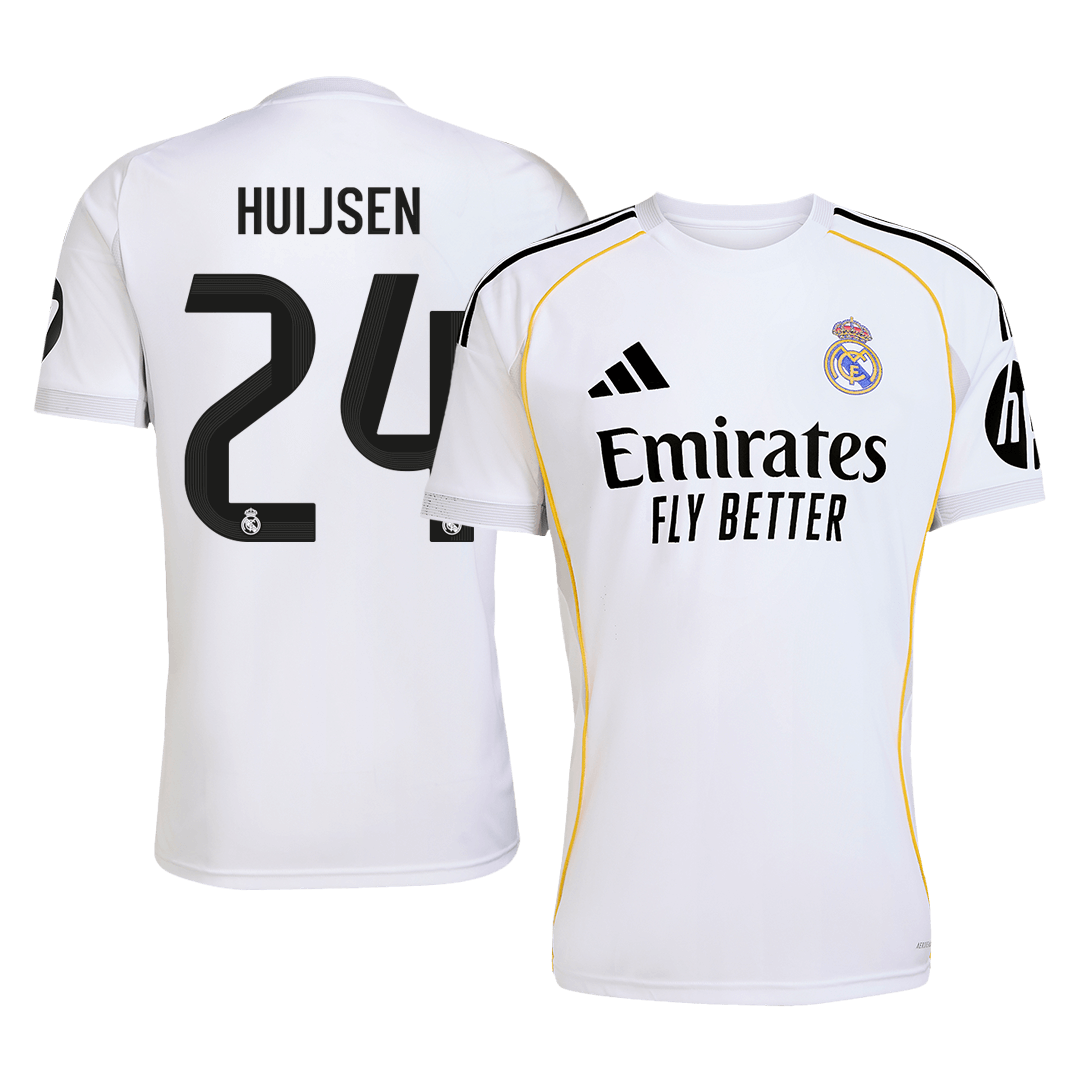 HUIJSEN #24 Mens Real Madrid Home Jersey 2025/26 [PREMIUM]