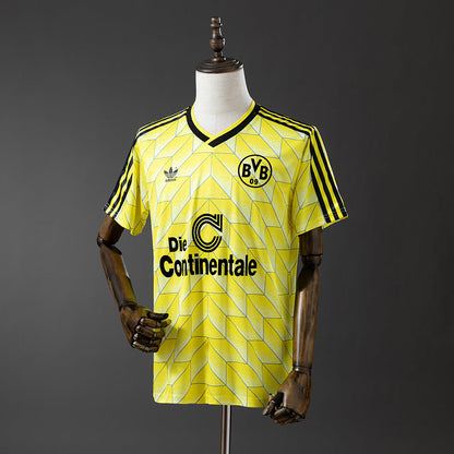 Dortmund Jersey 1988-89 Home Retro Football Kit