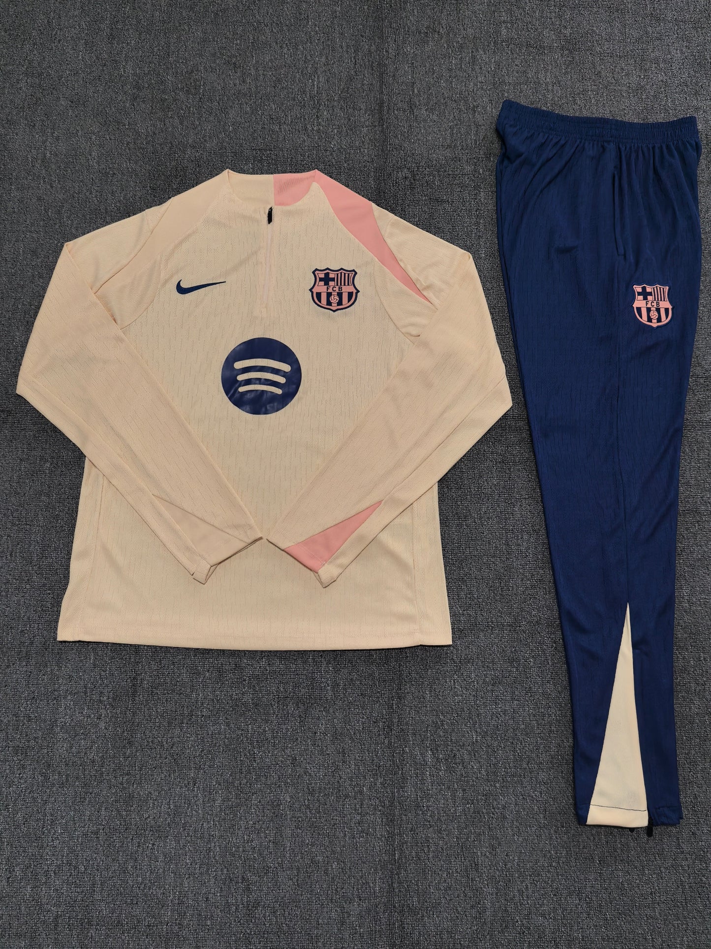 Kids Barcelona Training Tracksuits 25/26 Football Kit Soccer Jersey