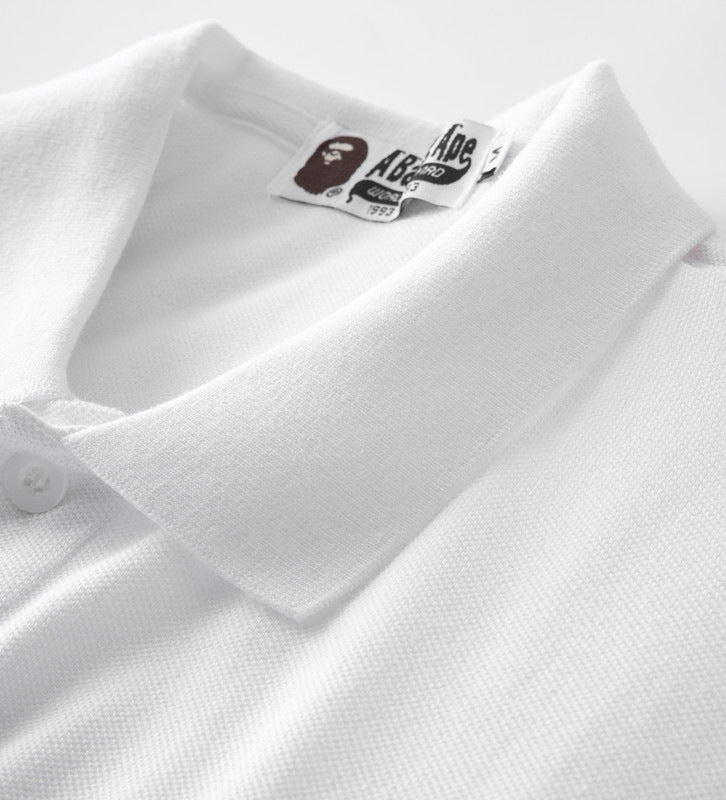 Bape Polo Men's and Women's T-shirt Short Sleeve