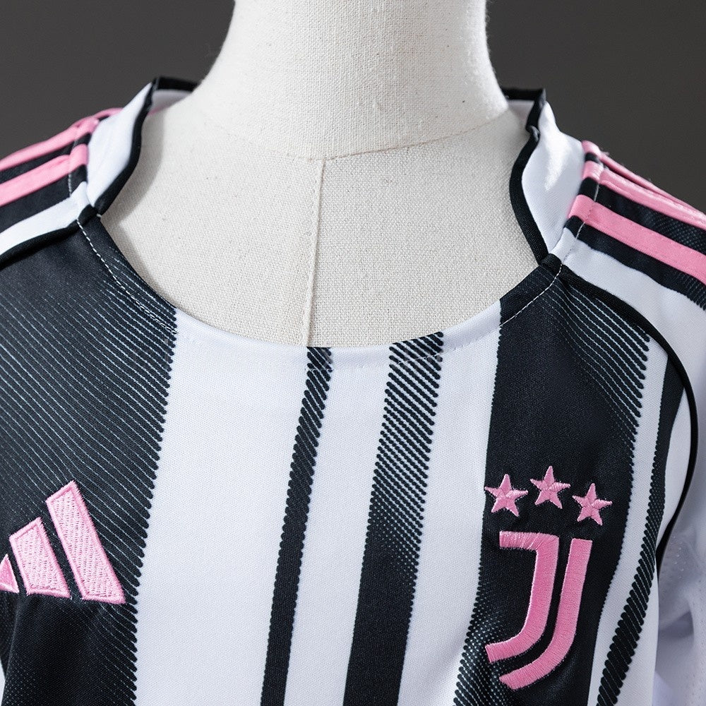 Kids Juventus Jersey 25/26 Home Football Kit