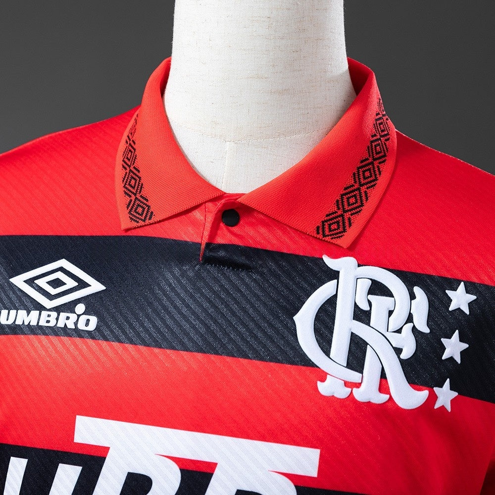 Flamengo Jersey 1994-95 Home Retro Kit Long Sleeves