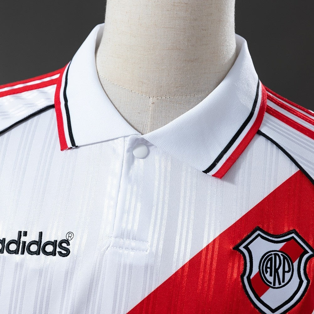 River Plate Jersey 1995-96 Home Retro Football Kit