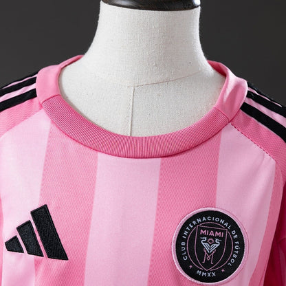 Kids Inter Miami Jersey 25/26 Home Football Kit